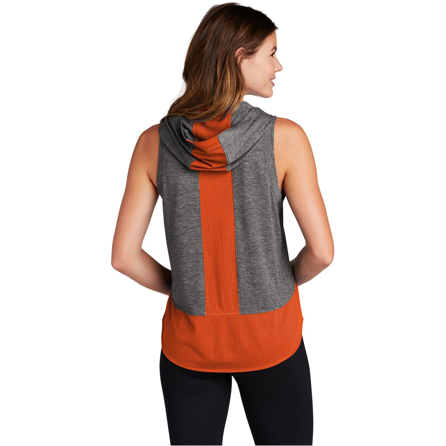 Deep Orange/ Dark Grey Heather