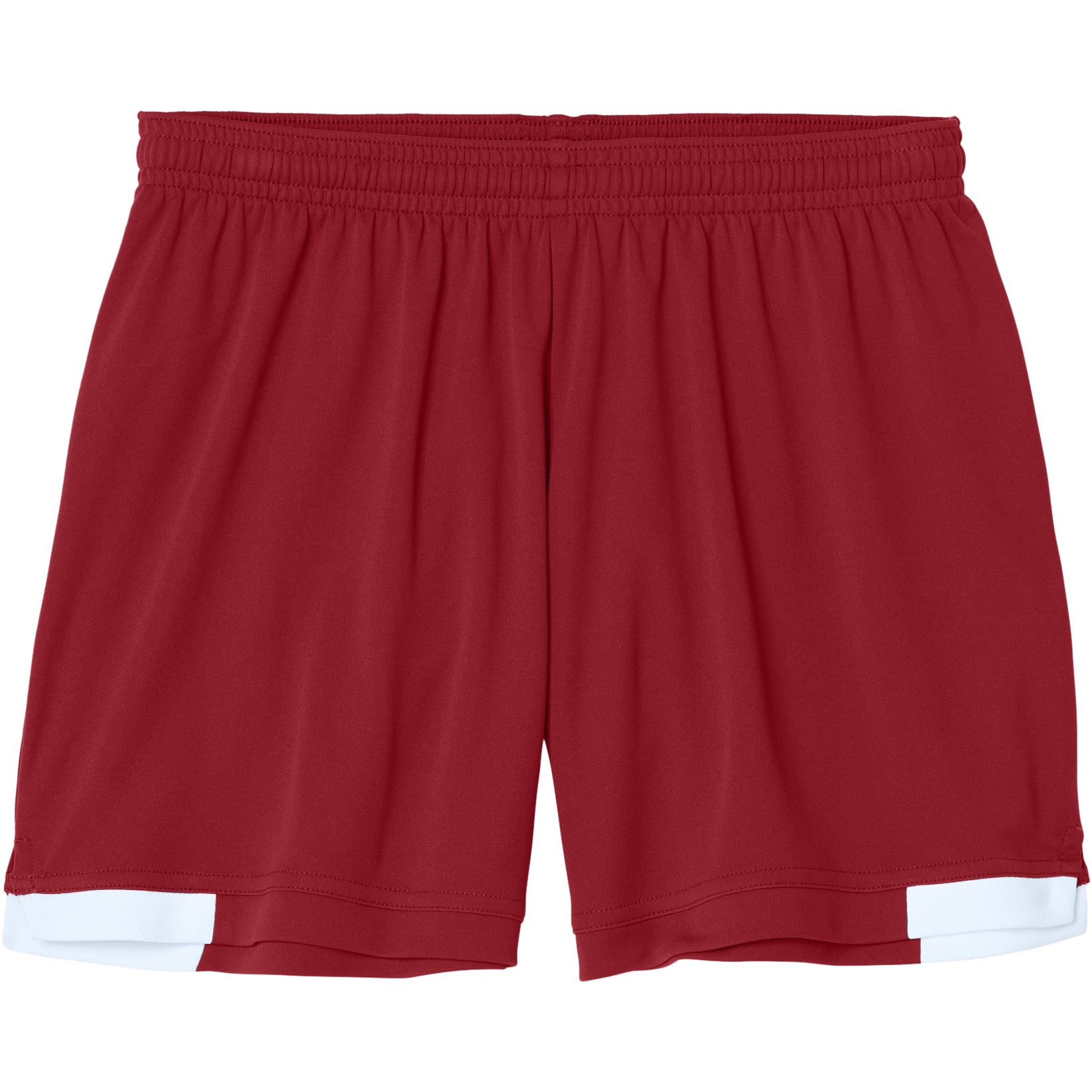 Deep Red/White