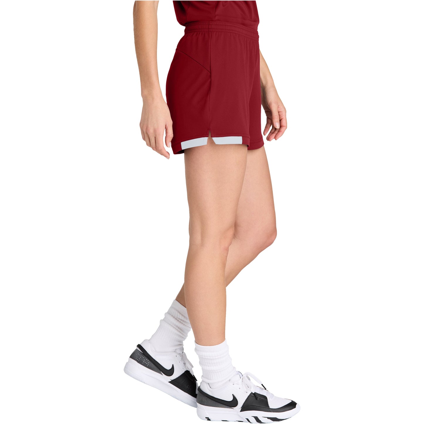 Deep Red/White