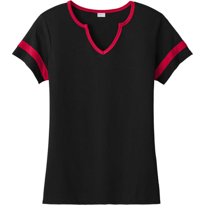 Black/Deep Red
