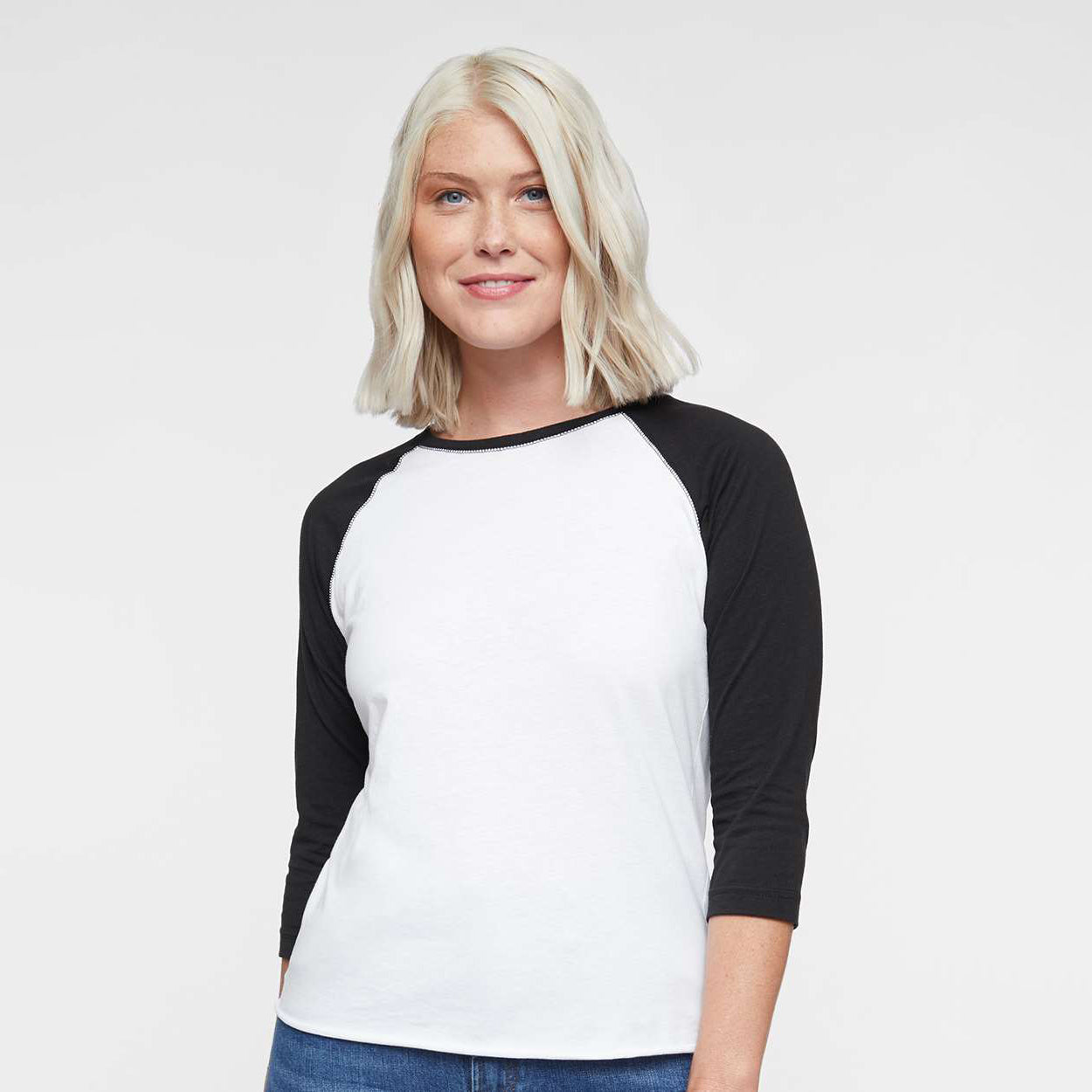 White Solid/Black