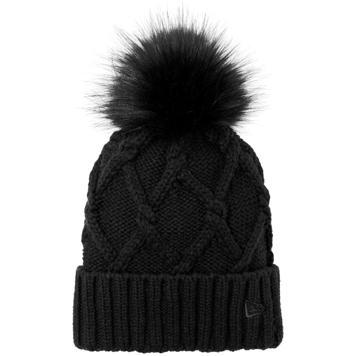 Faux Fur Pom Beanie