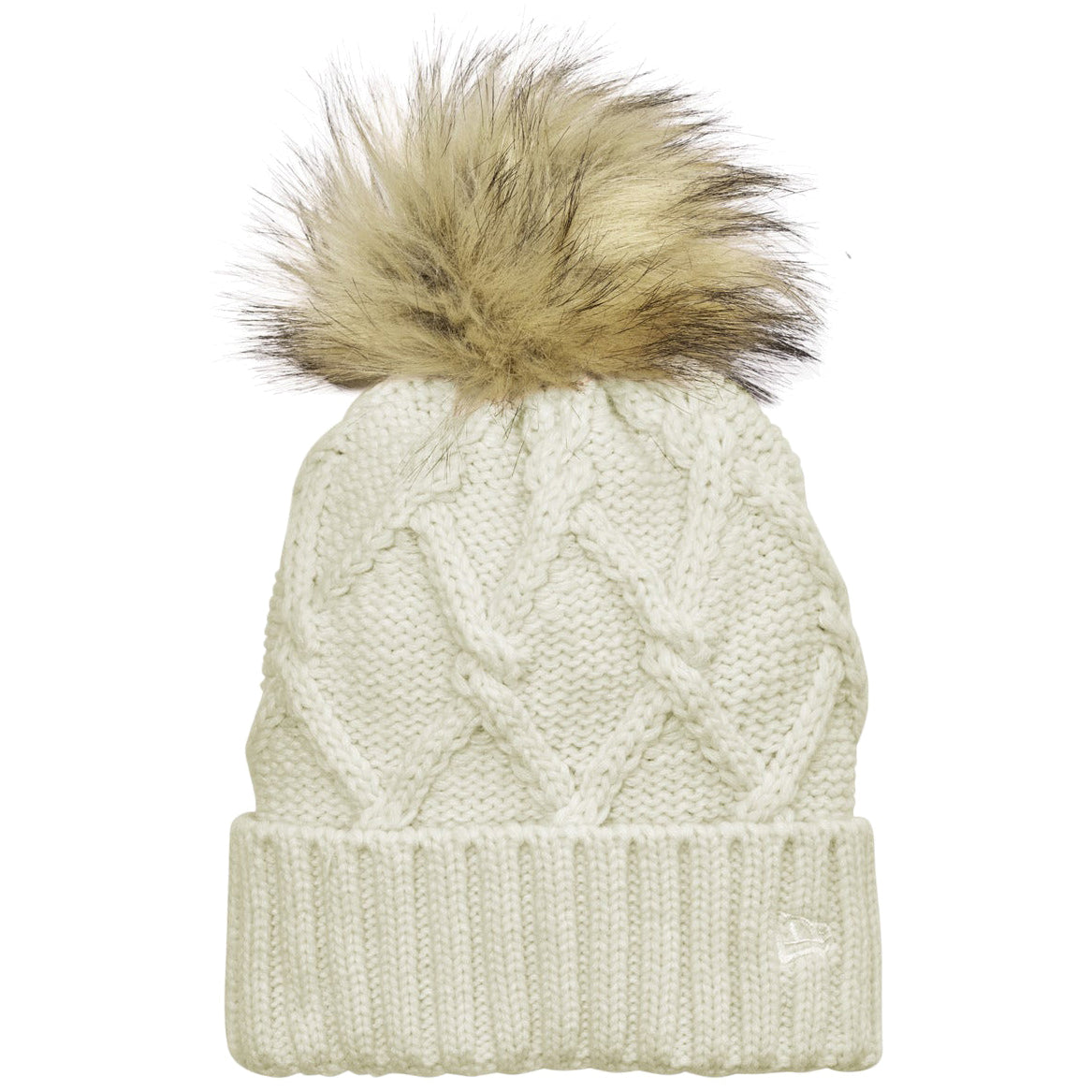 Faux Fur Pom Beanie