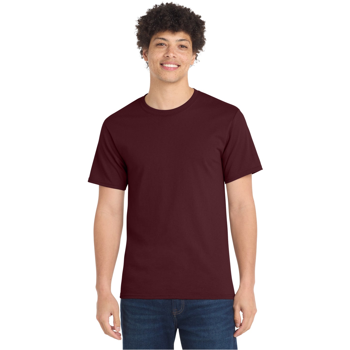 Heathered Maroon