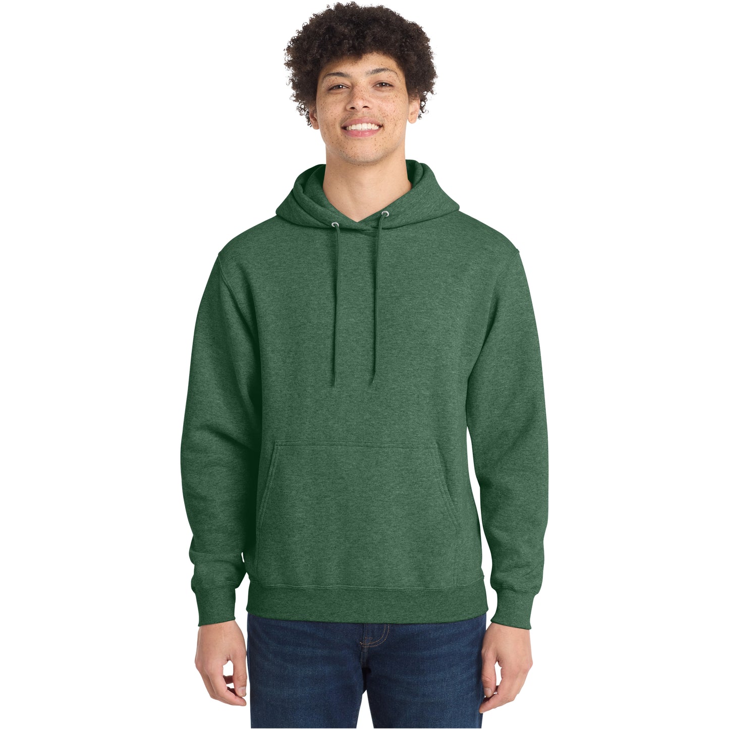 Heathered Dark Green