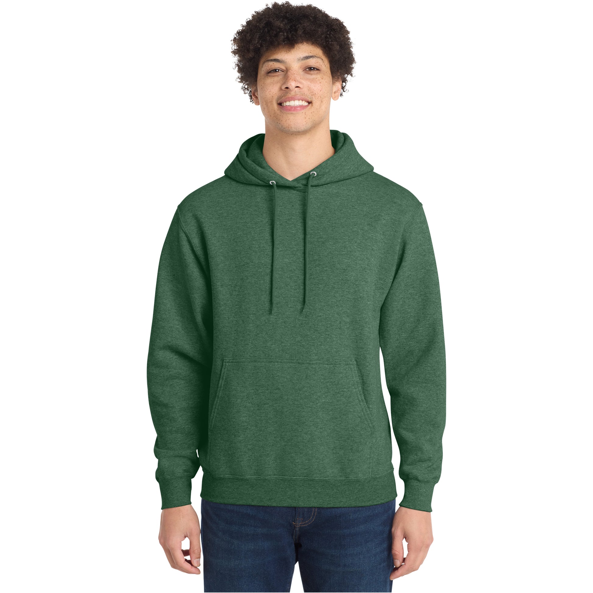 Heathered Dark Green