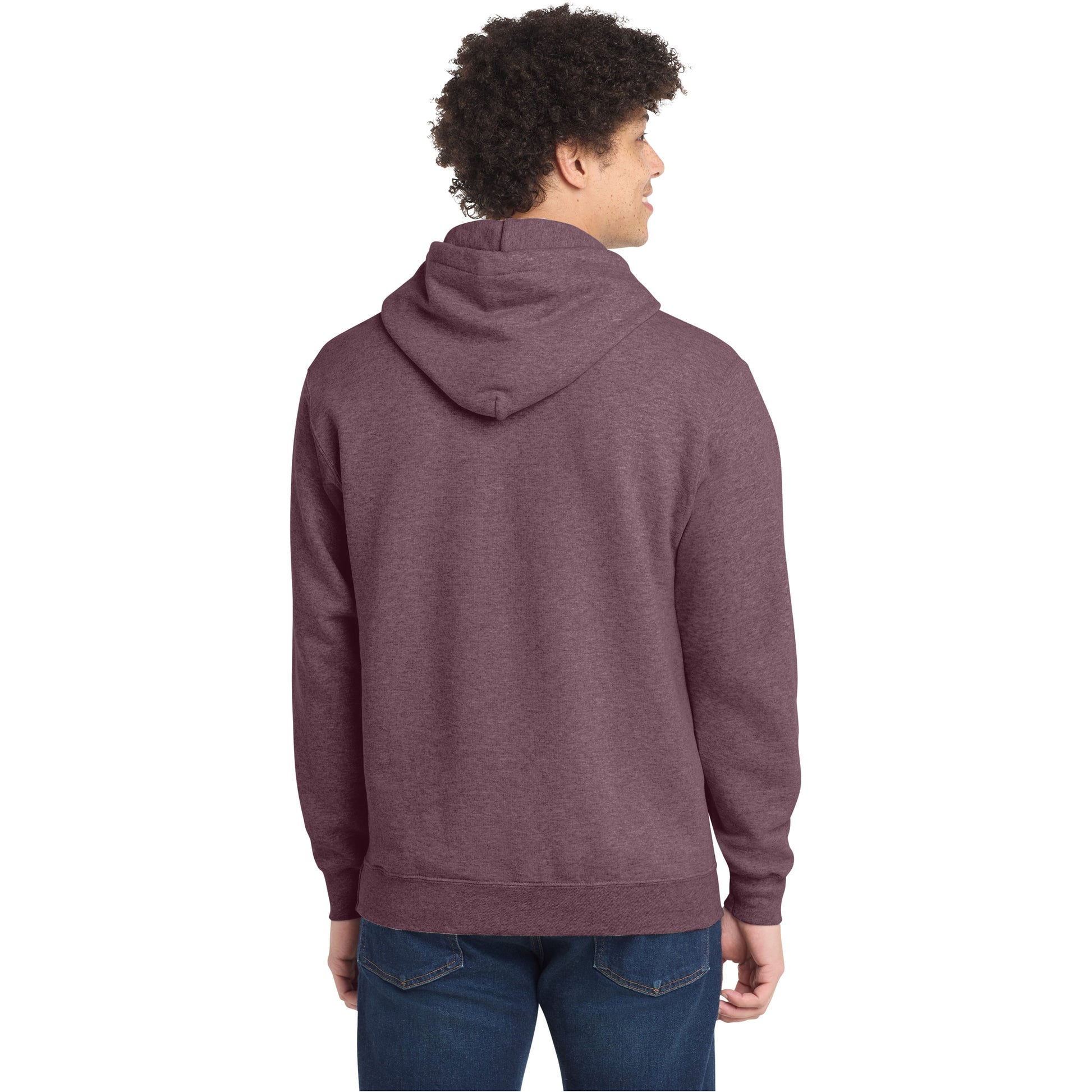 Heathered Maroon
