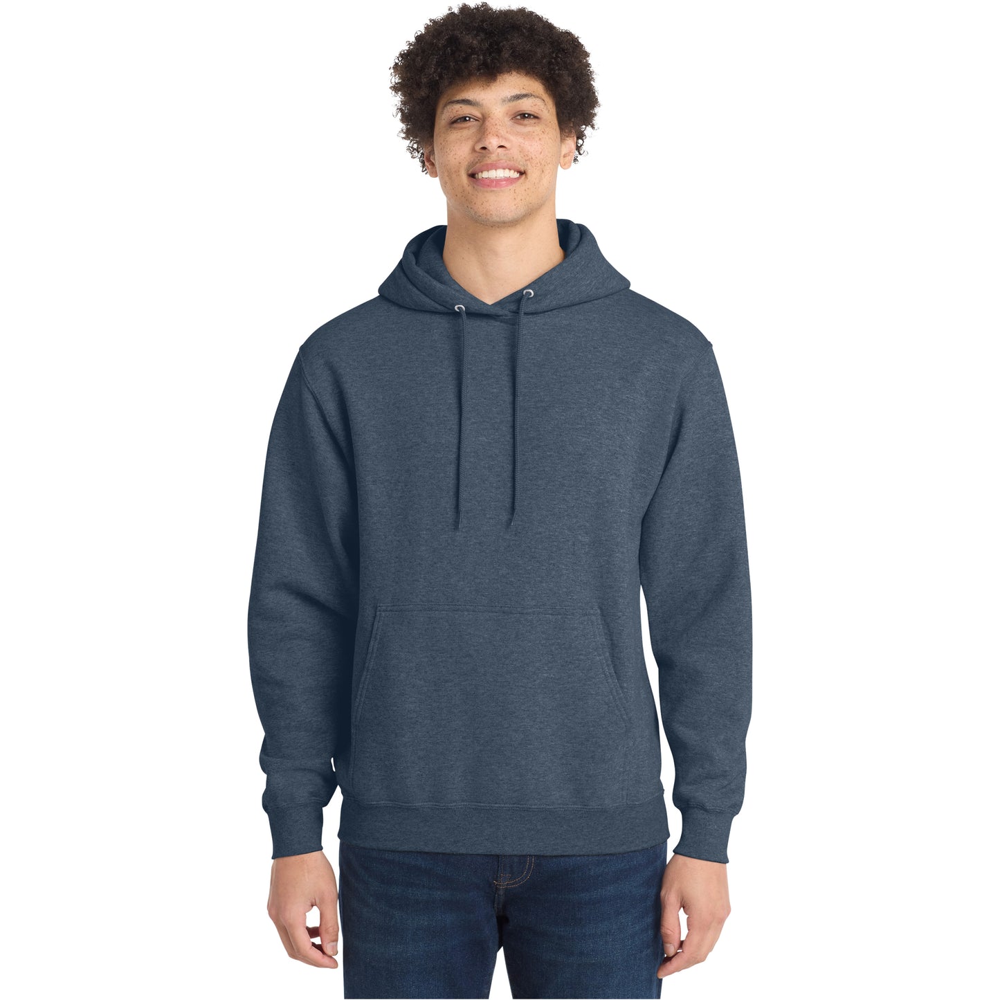 Heathered Navy