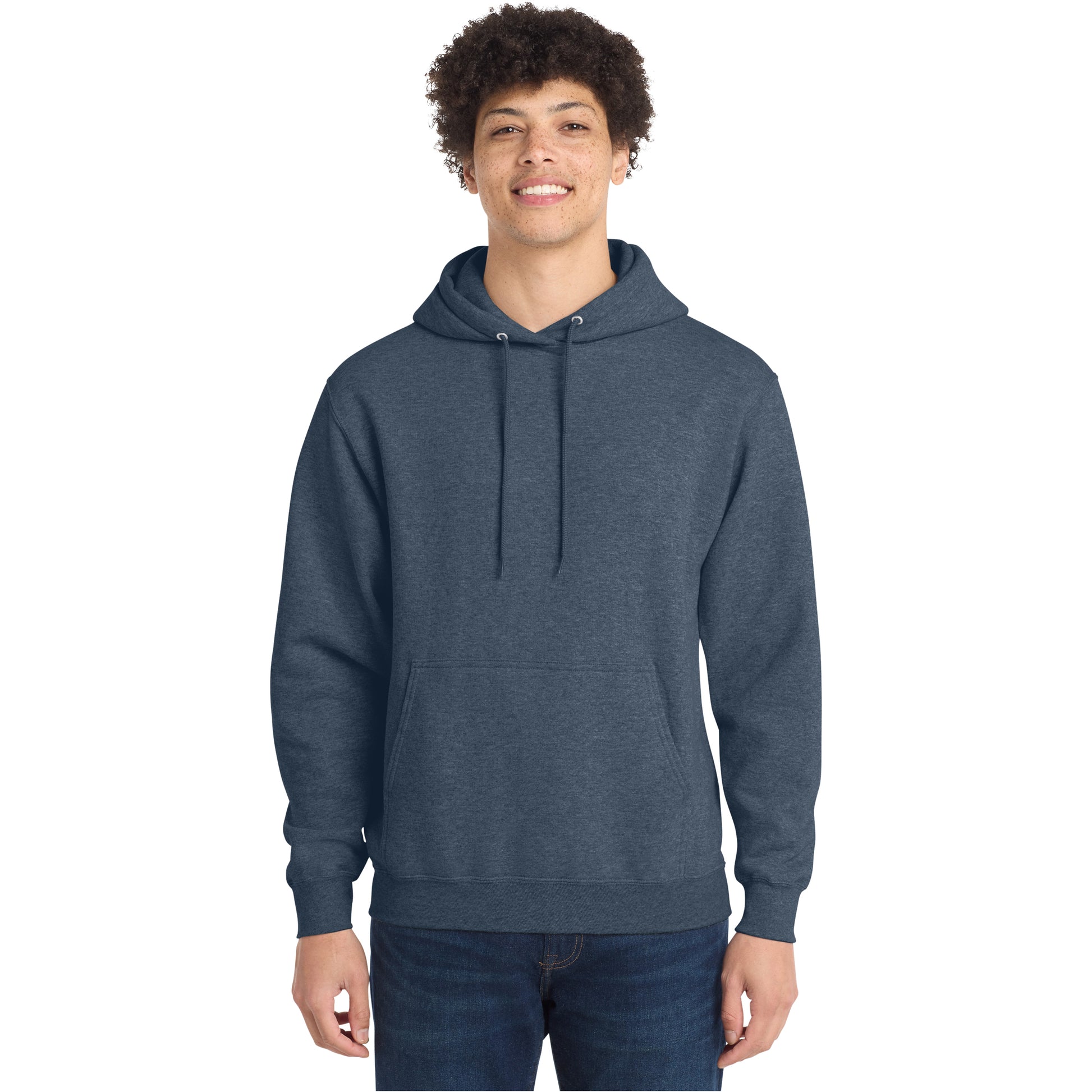 Heathered Navy