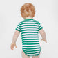 Kelly/White Stripe