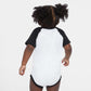 White Solid/Black