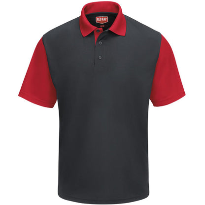 Charcoal/Red