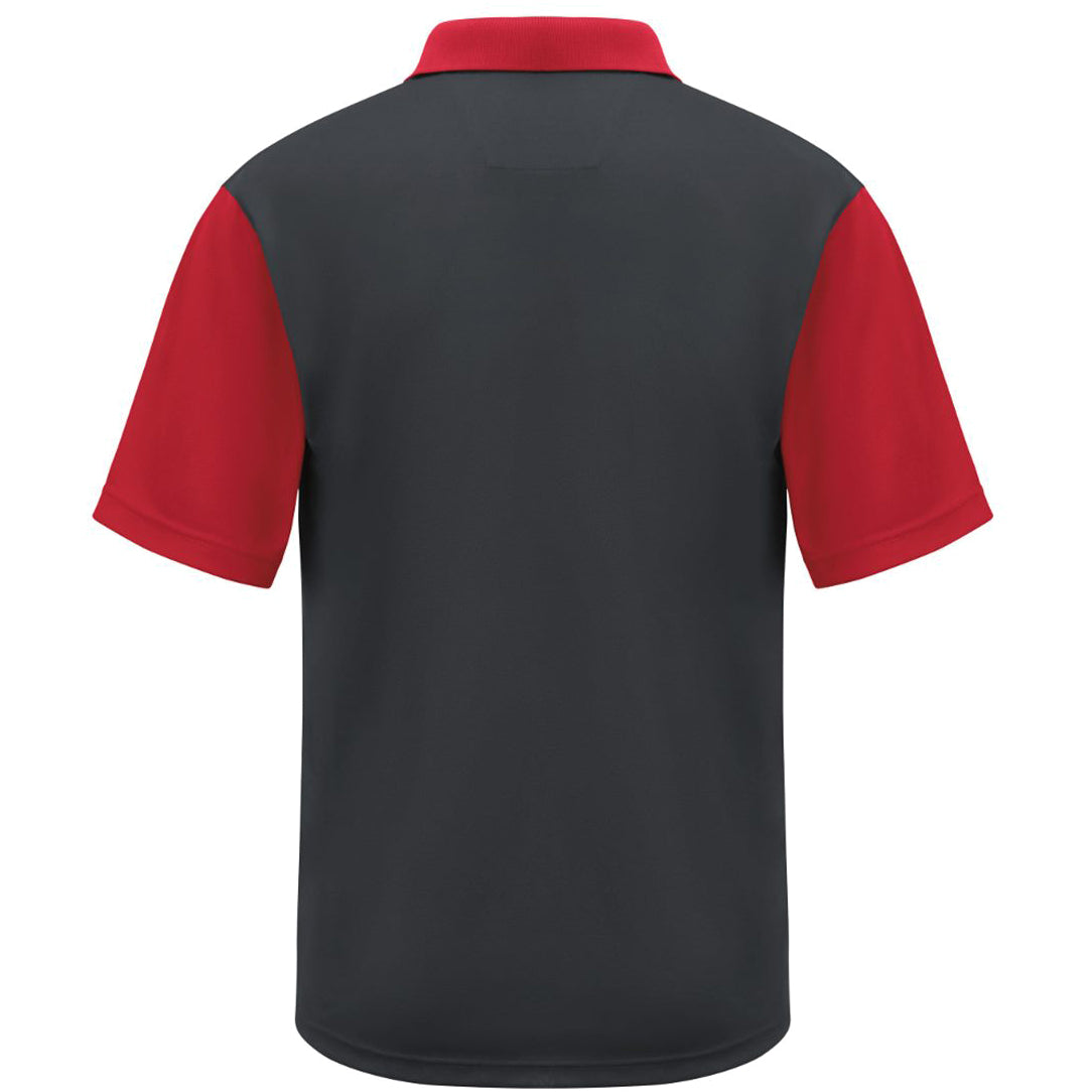 Charcoal/Red
