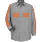 Light Grey/Orange Trim