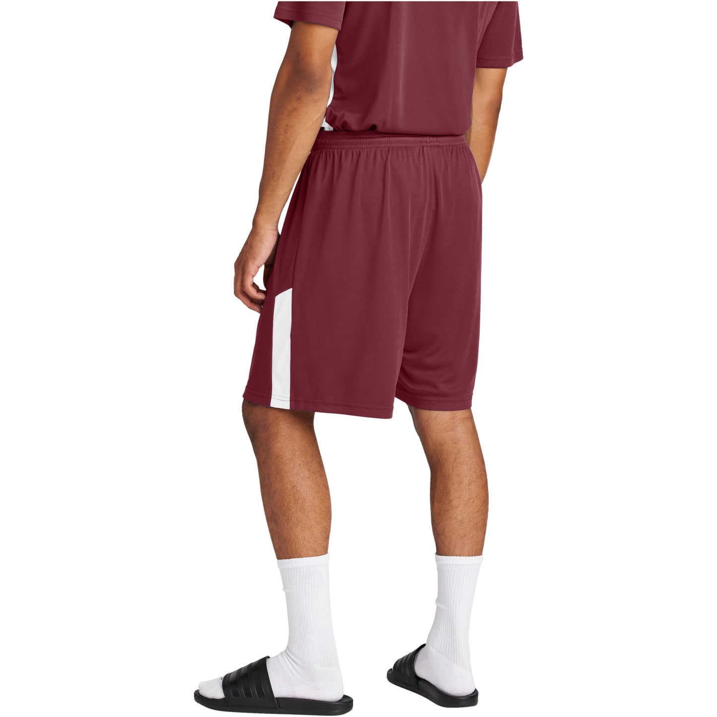 Maroon/White