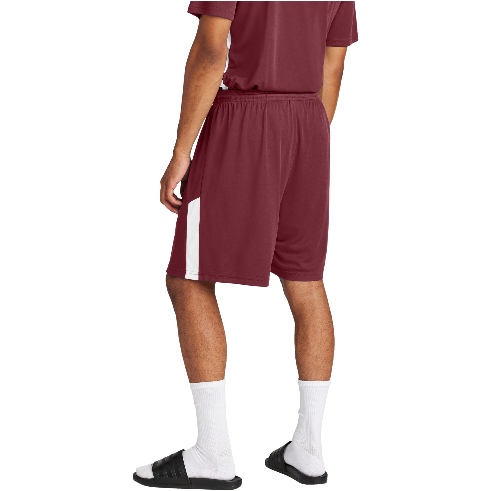 Maroon/White