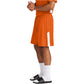 Deep Orange/White