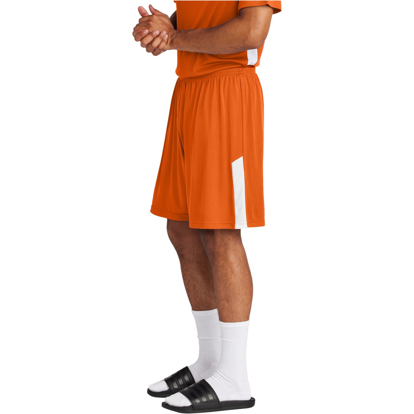 Deep Orange/White