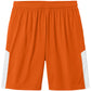 Deep Orange/White