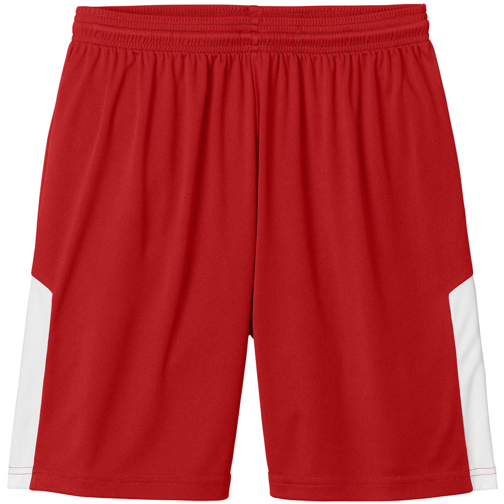 Deep Red/White