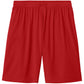 Deep Red/White