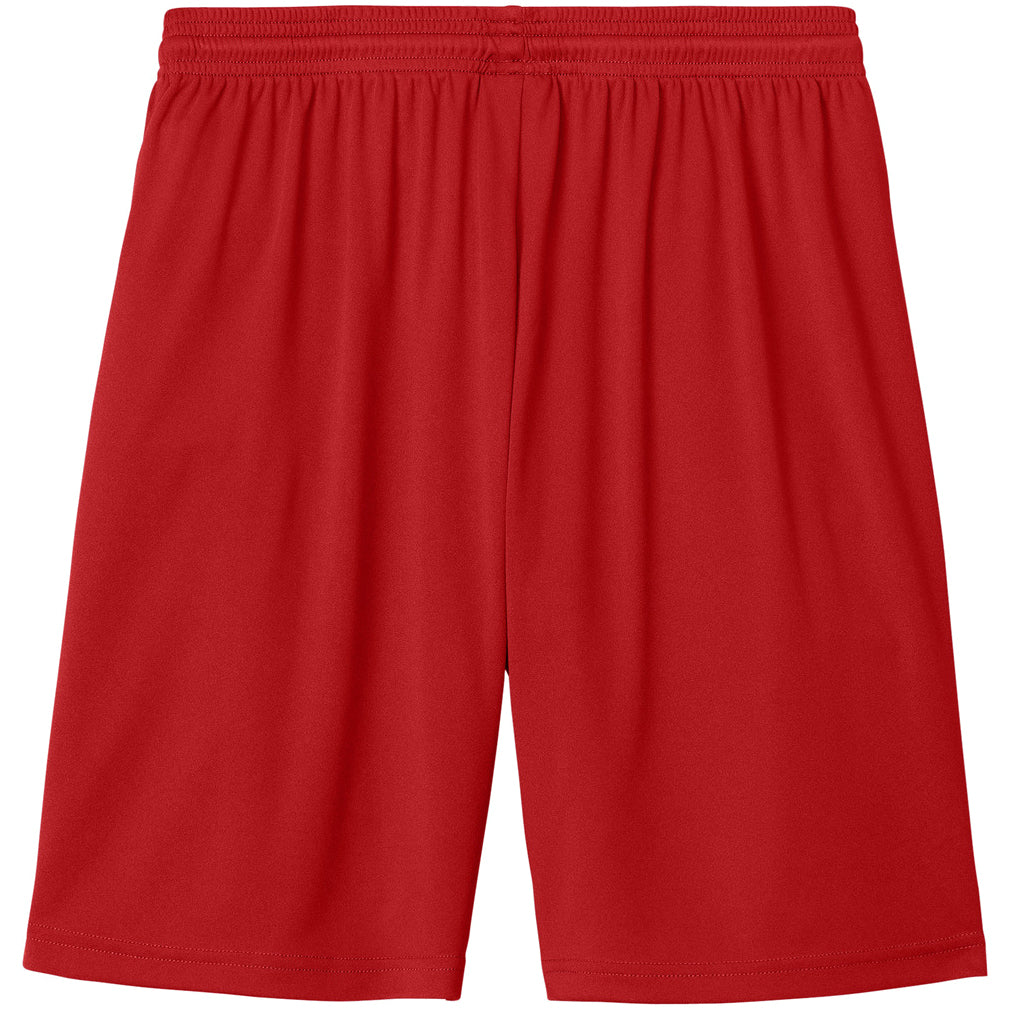 Deep Red/White