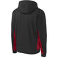 Black/Deep Red