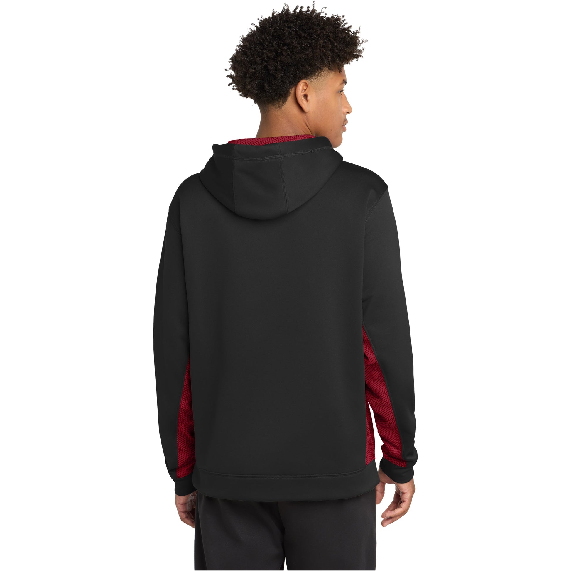 Black/Deep Red