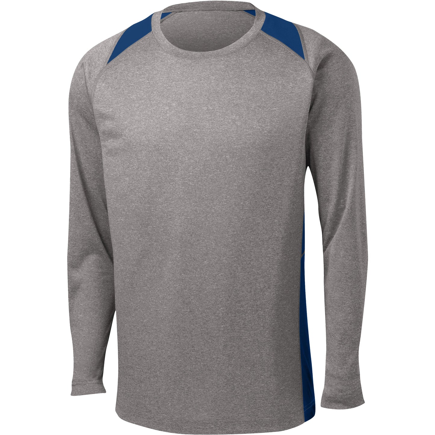 Long Sleeve Heather Colorblock Contender Tee