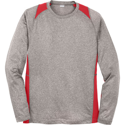 Long Sleeve Heather Colorblock Contender Tee