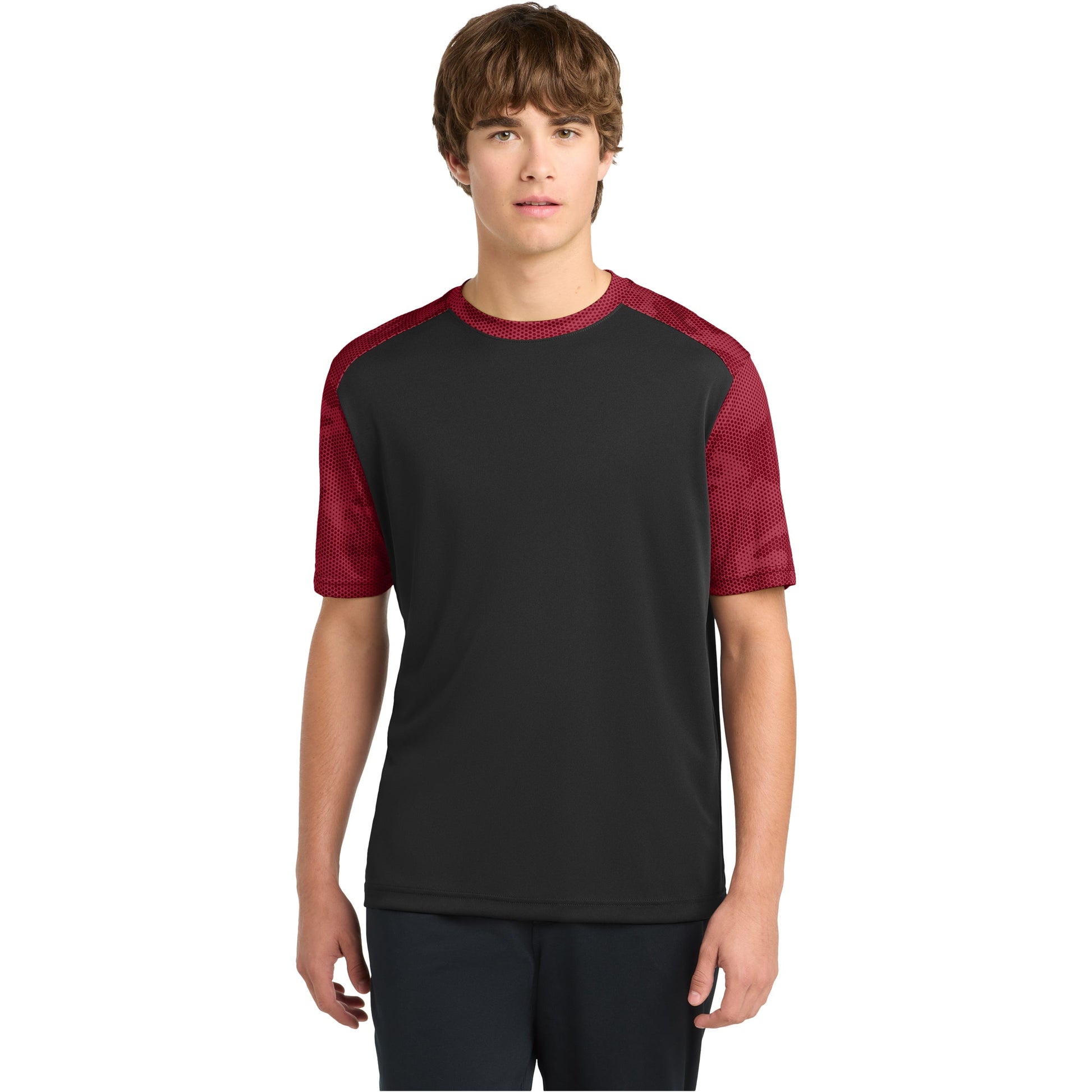 Black/Deep Red