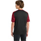 Black/Deep Red
