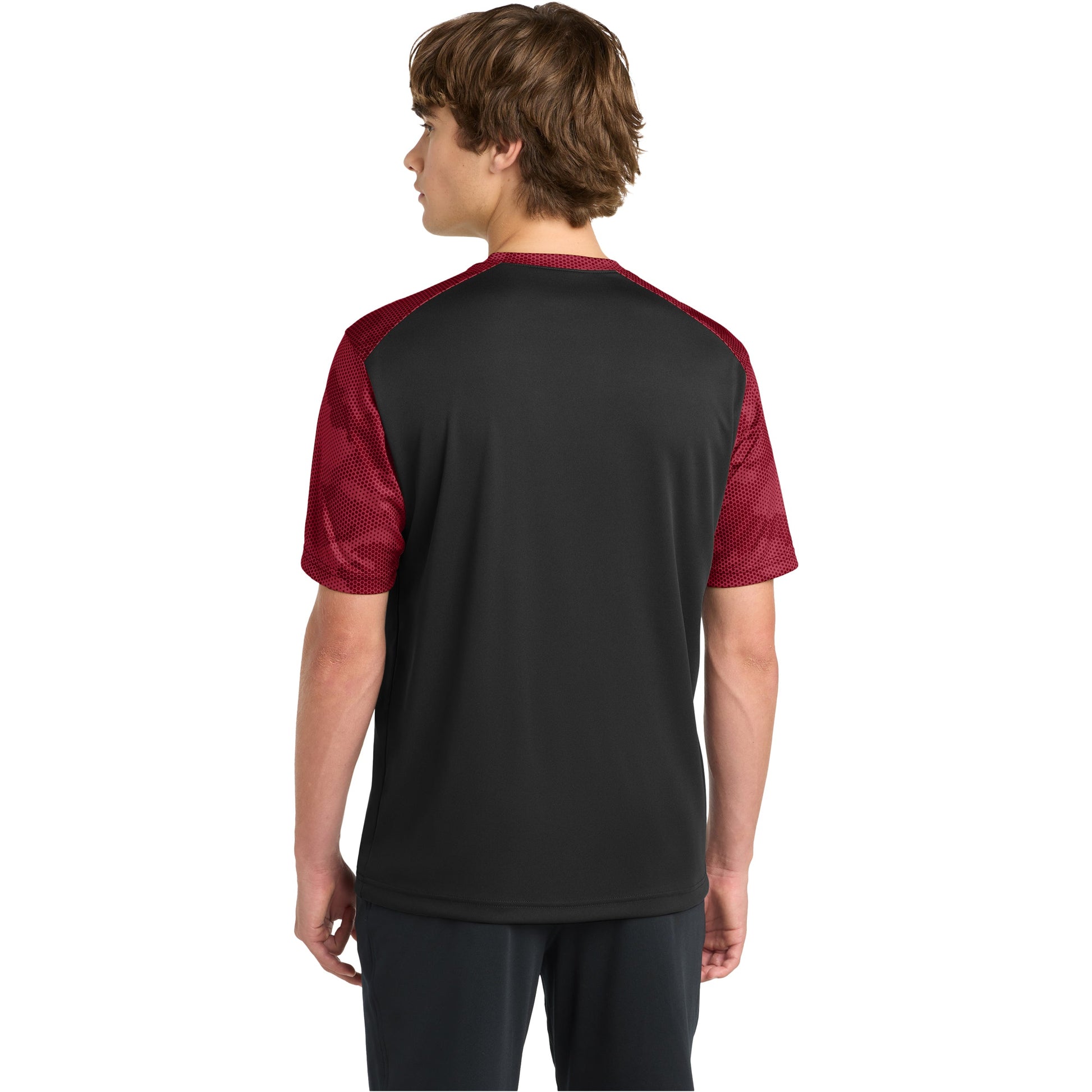 Black/Deep Red