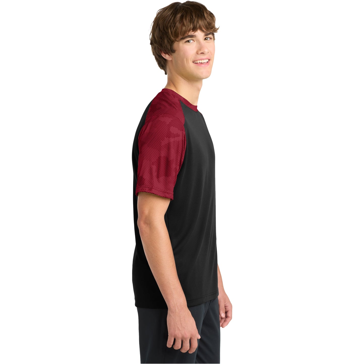 Black/Deep Red