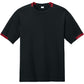 Black/Deep Red