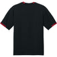 Black/Deep Red