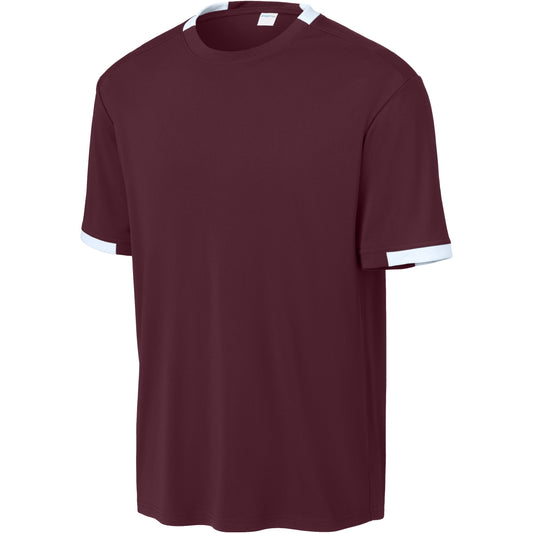 Maroon/White