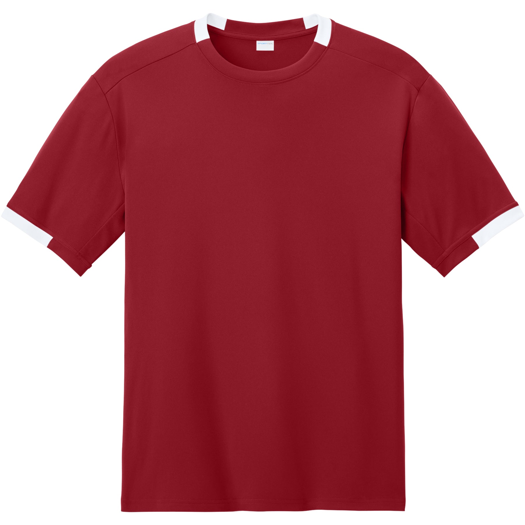 Deep Red/White