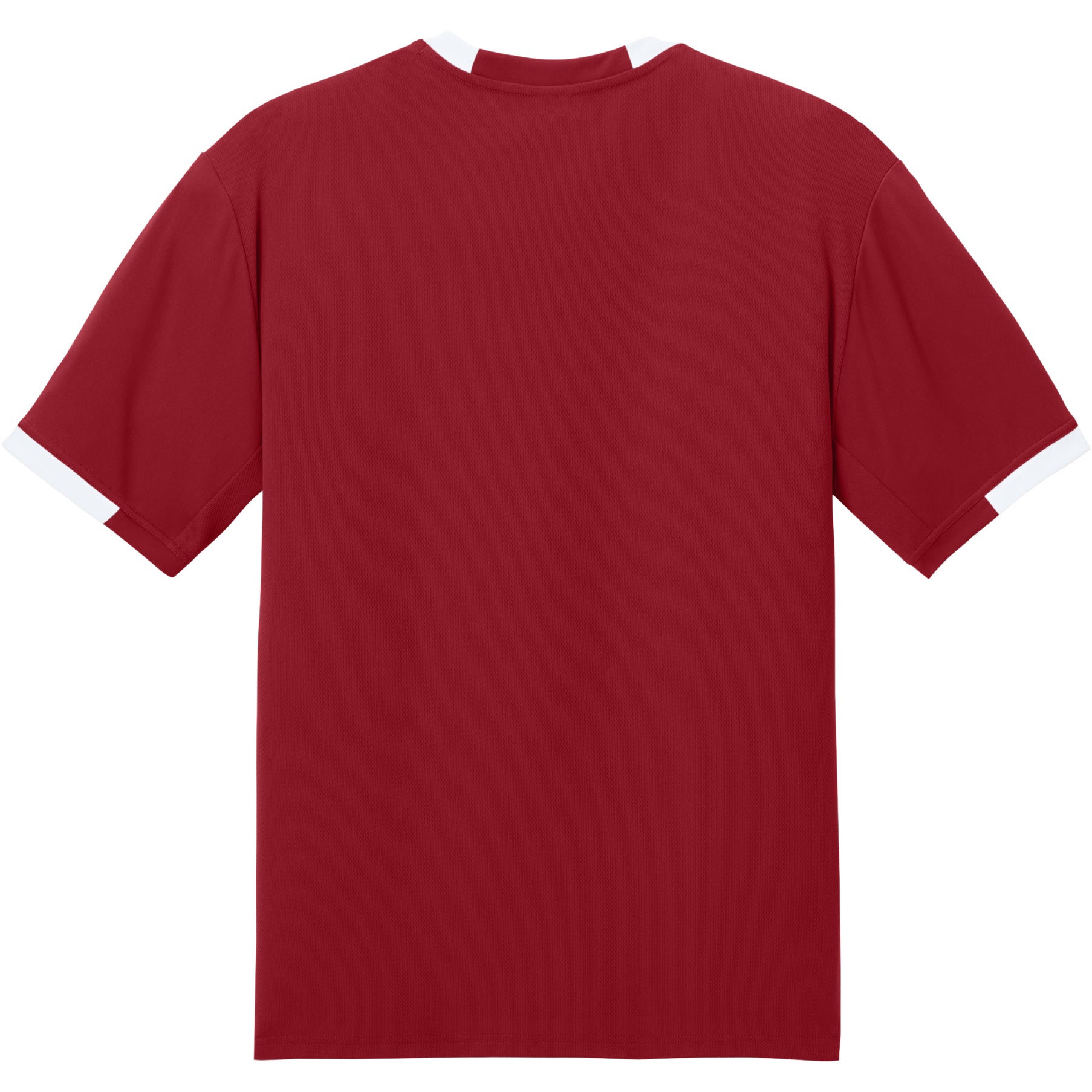 Deep Red/White