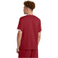 Deep Red/White