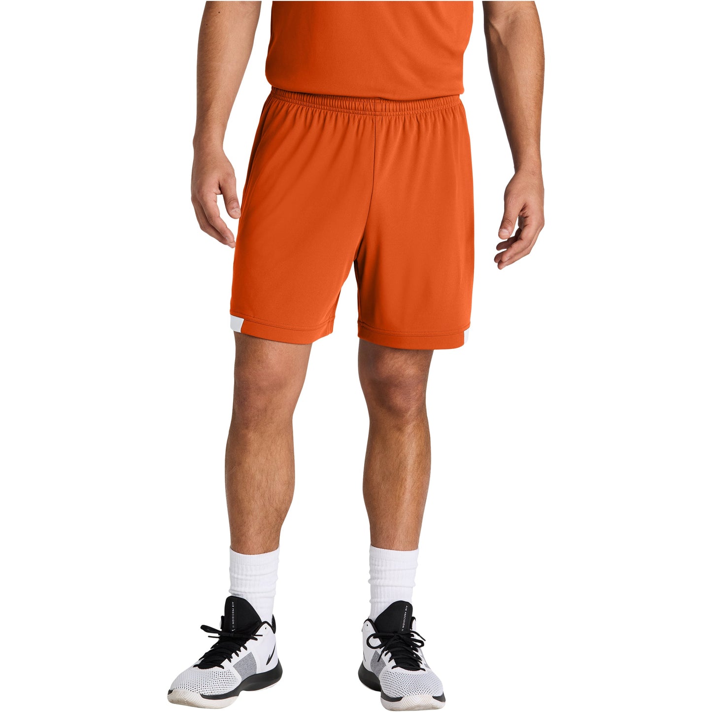 Deep Orange/White