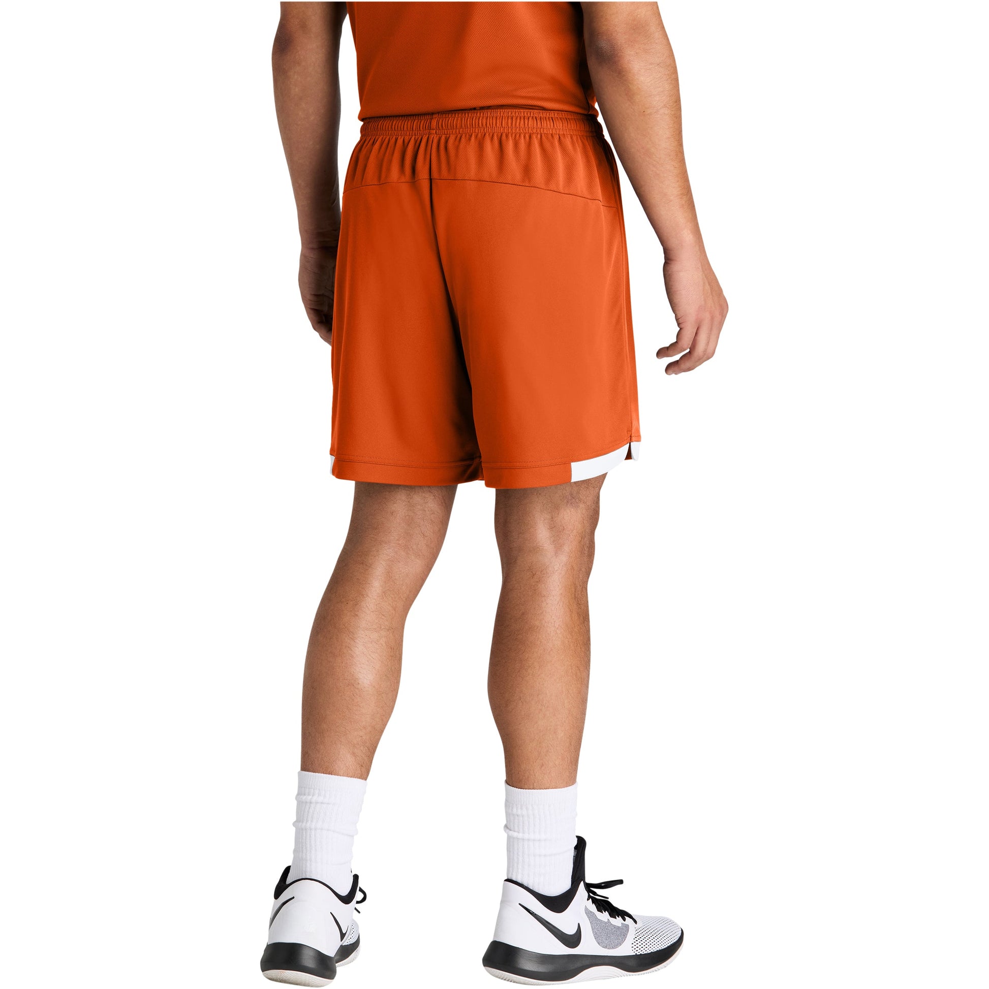 Deep Orange/White