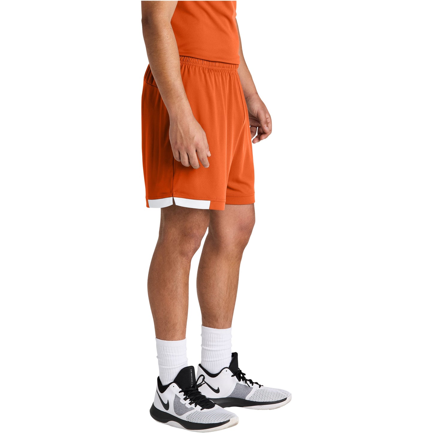 Deep Orange/White