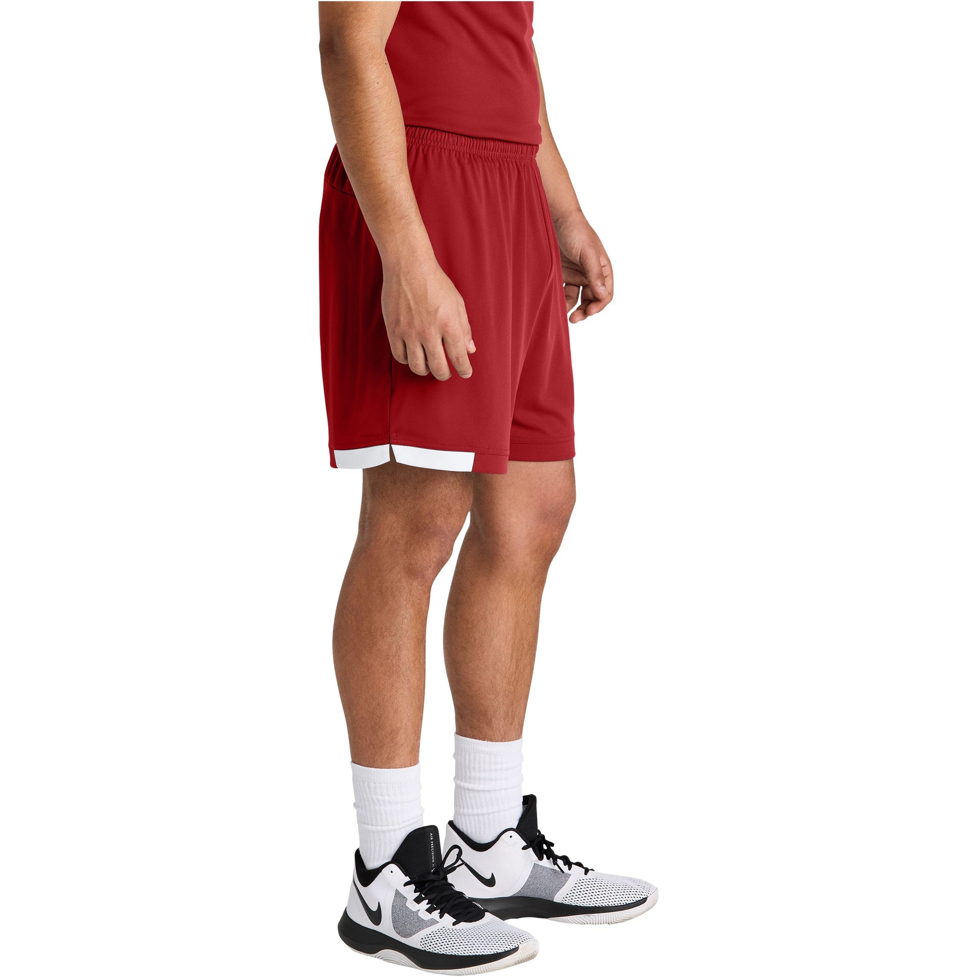 Deep Red/White