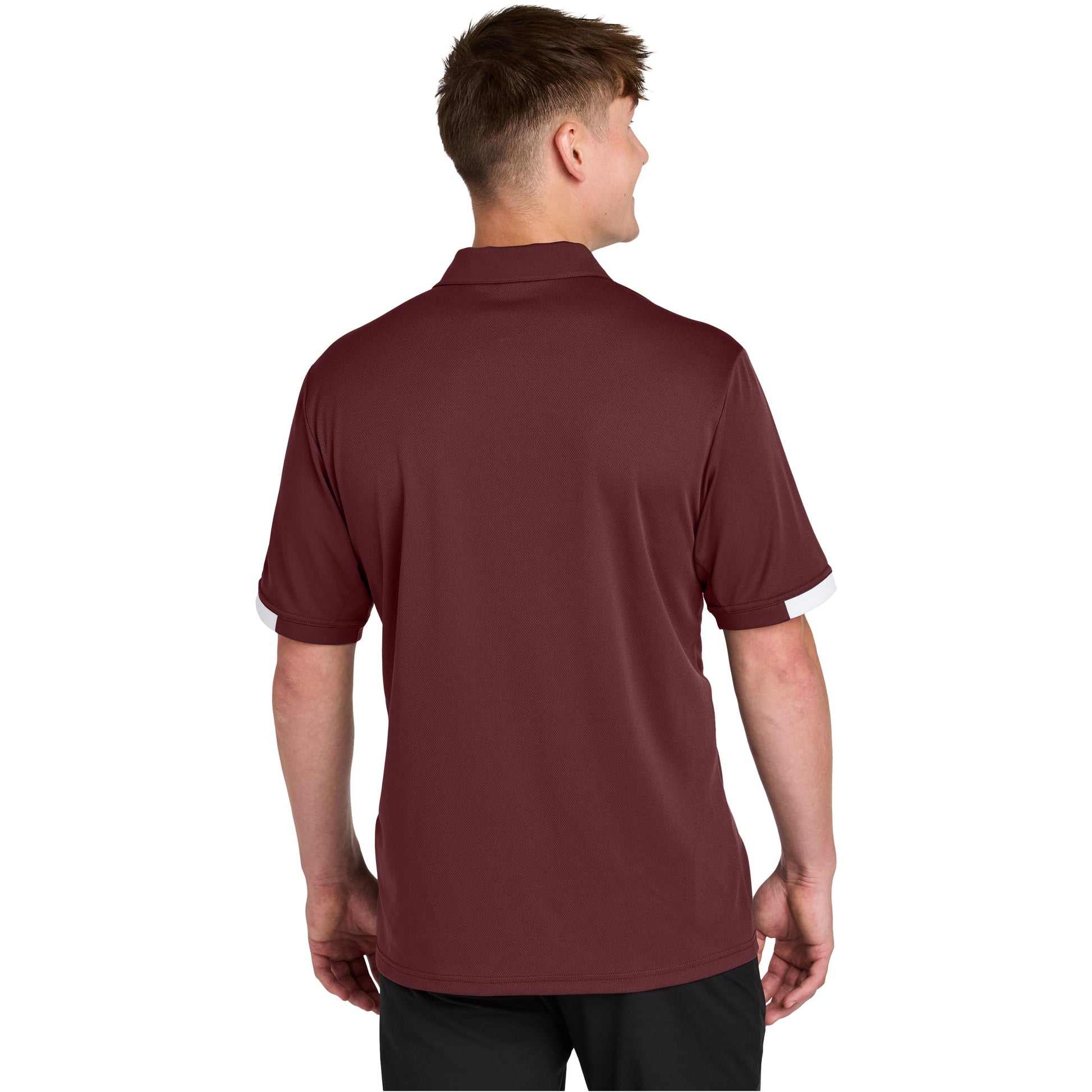 Maroon/White