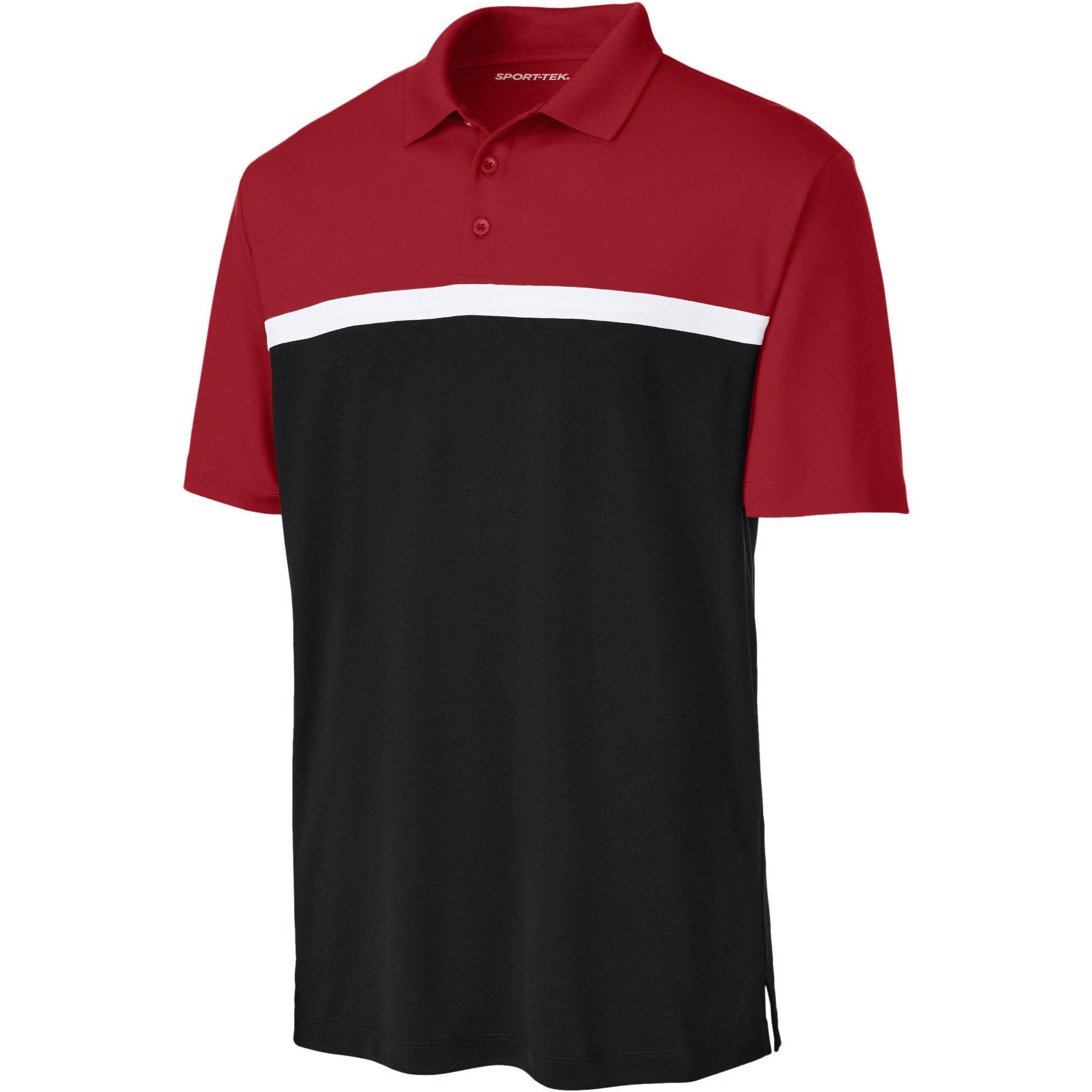 Deep Red/Black/White