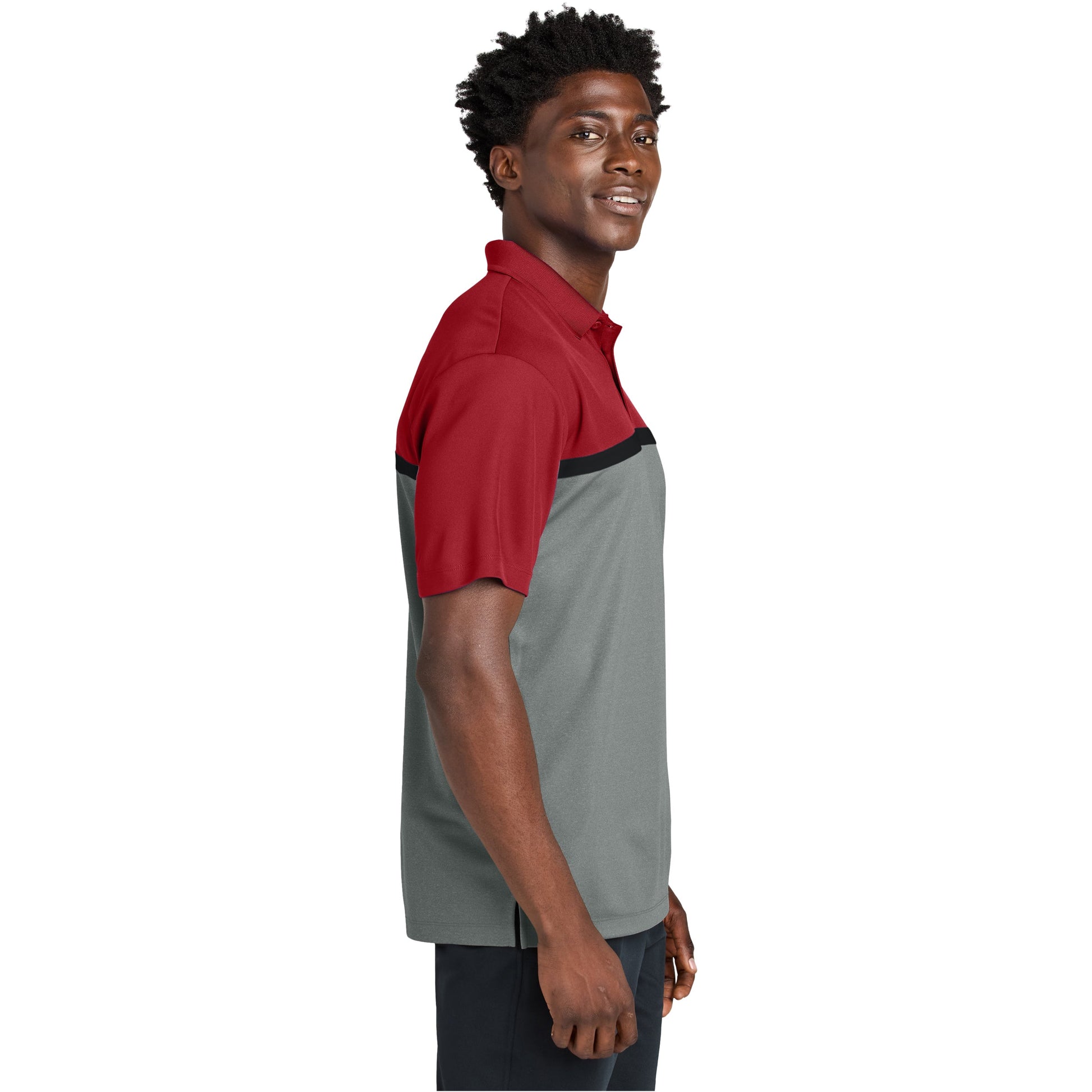 Deep Red/Grey Concrete Heather/Black