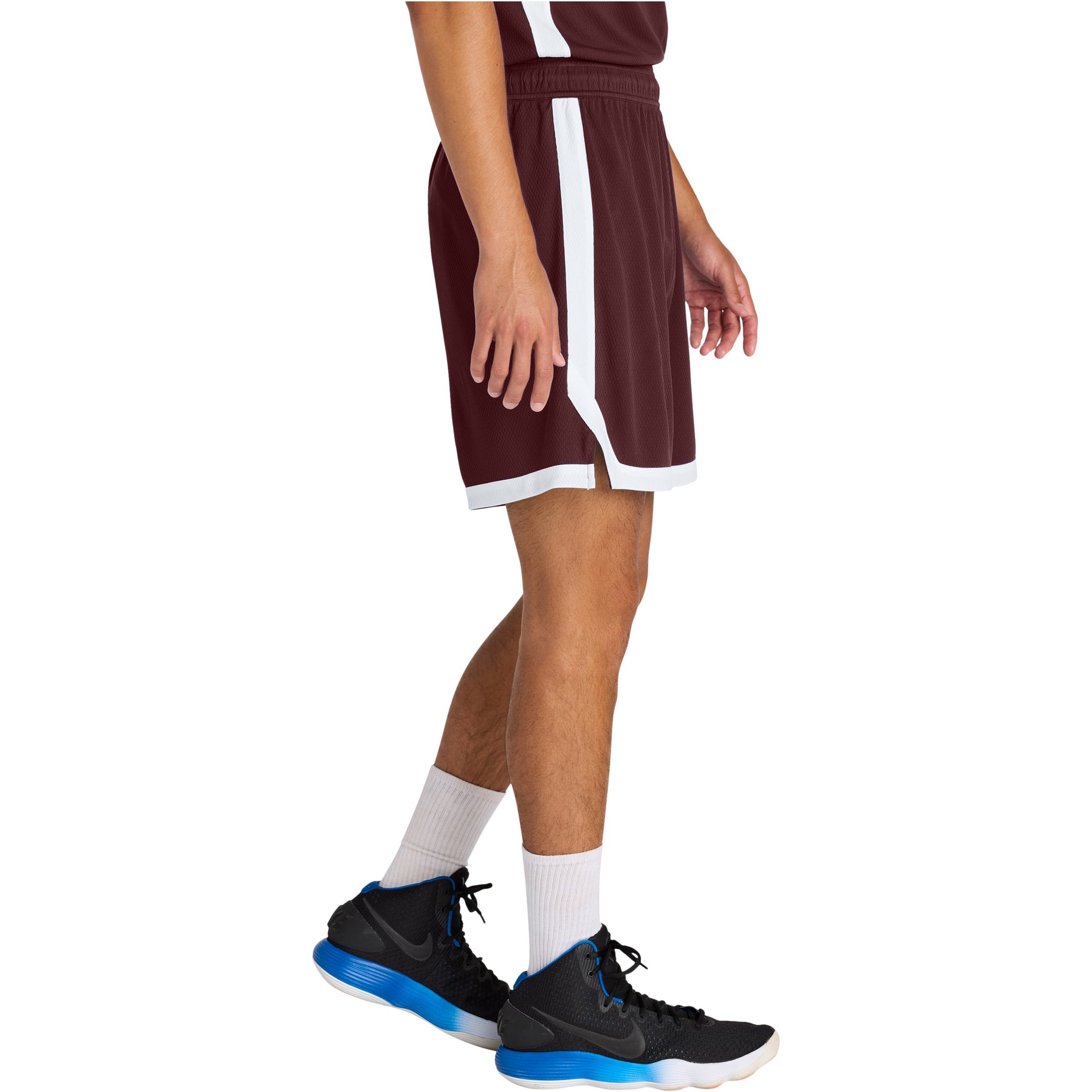 Maroon/White