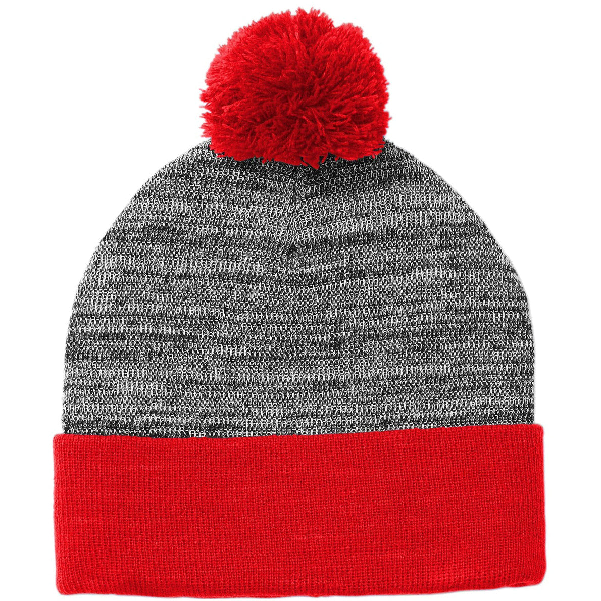 Heather Pom Pom Beanie