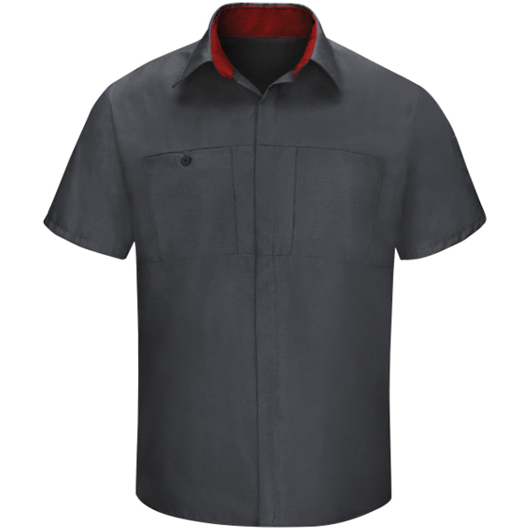 Charcoal/Fireball Red